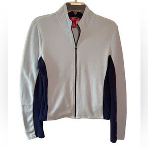 SO blue fleece zip up jacket size M